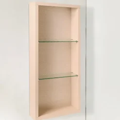 Meuble de salle de bain étagère de rangement murale 90 x 44 x 18 cm bois couleur chêne CEDAM