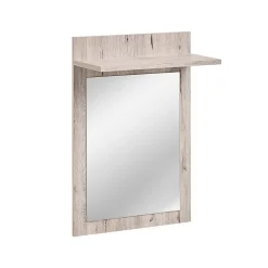 Meuble dentrée - ONYX 4 - Coloris chêne et blanc