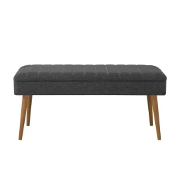 Meuble d'entrée Dgallett, Crochet d'entrée, Console de rangement multifonction, 50x38h135 cm, Chêne et Anthracite