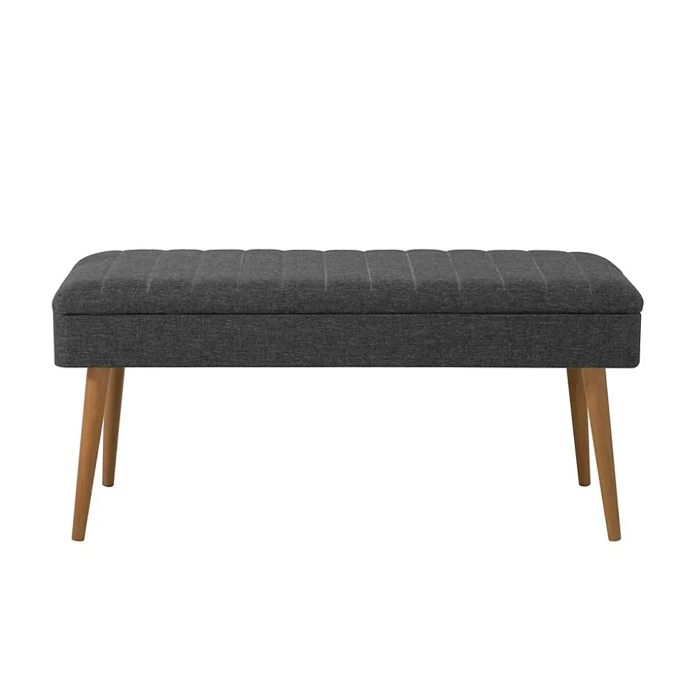 Meuble d'entrée Dgallett, Crochet d'entrée, Console de rangement multifonction, 50x38h135 cm, Chêne et Anthracite