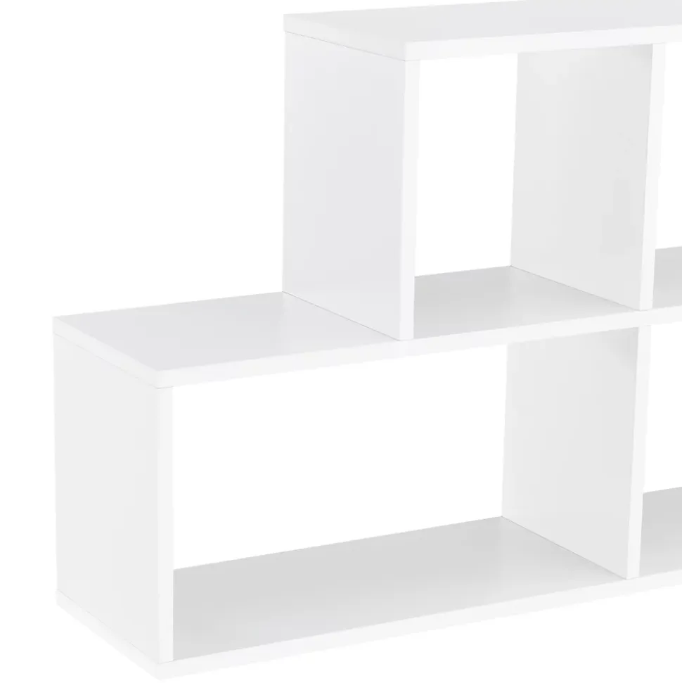 Meuble Mural Bryne 100 x 20 x 53 cm Blanc Mat en.casa