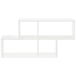Meuble Mural Bryne 100 x 20 x 53 cm Blanc Mat en.casa