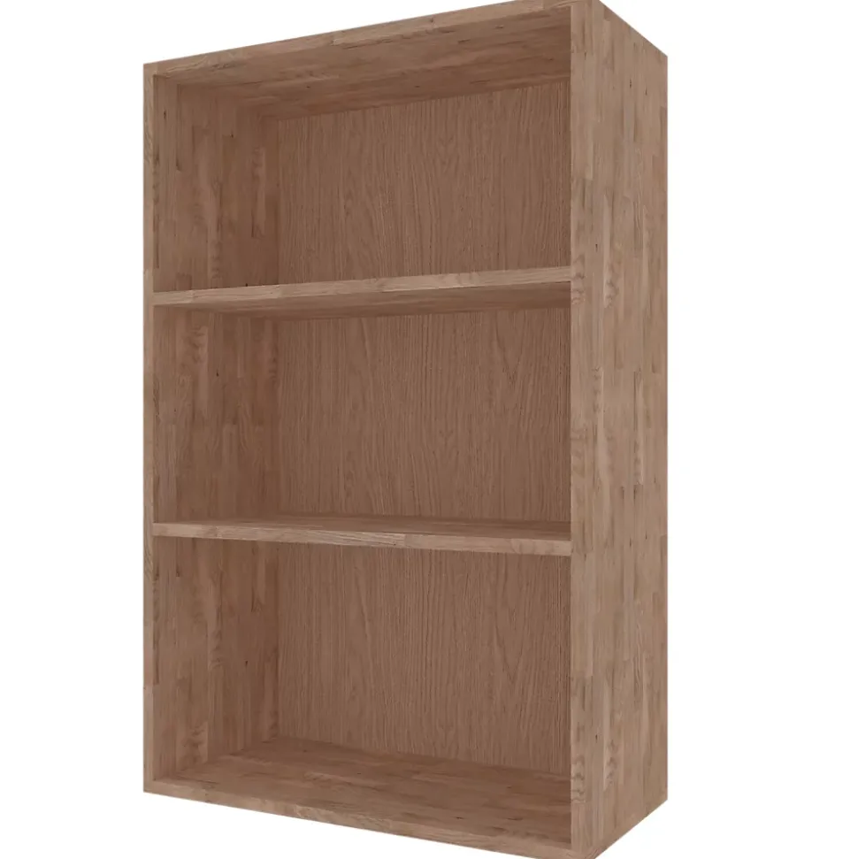 Meuble Range Bouteille de vin Série Godello en Pin Clair armoire 2 tablettes