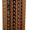 Meuble Range Bouteille de vin Série Godello en Pin Clair coin extérieur 40 bouteilles