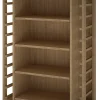 Meuble Range Bouteille de vin Série Godello en Pin Clair 10 bouteilles et 4 grandes caisses de bois