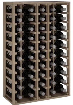 Meuble Range Bouteille de vin Série Godello en Chêne massif 50 bouteilles