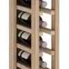 Meuble Range Bouteille de vin Série Godello en Chêne massif 10 bouteilles