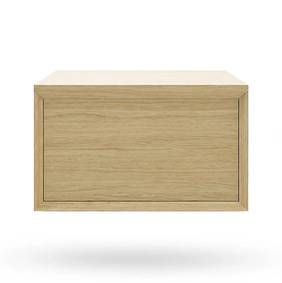 Meuble sous vasque 1 tiroir Avela 60 cm à suspendre + plan de toilette 60 cm GoodHome