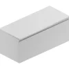 Meuble sous vasque suspendu blanc l.120 cm pour double vasque, Pura