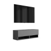 Meuble TV 100 cm Anthracite, 100 x 32 x 34 cm