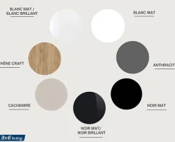 Meuble TV 100 cm Anthracite, 100 x 32 x 34 cm