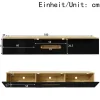 Meuble TV 180 cm brillant éclairage LED RGB 16 couleurs option fixation murale