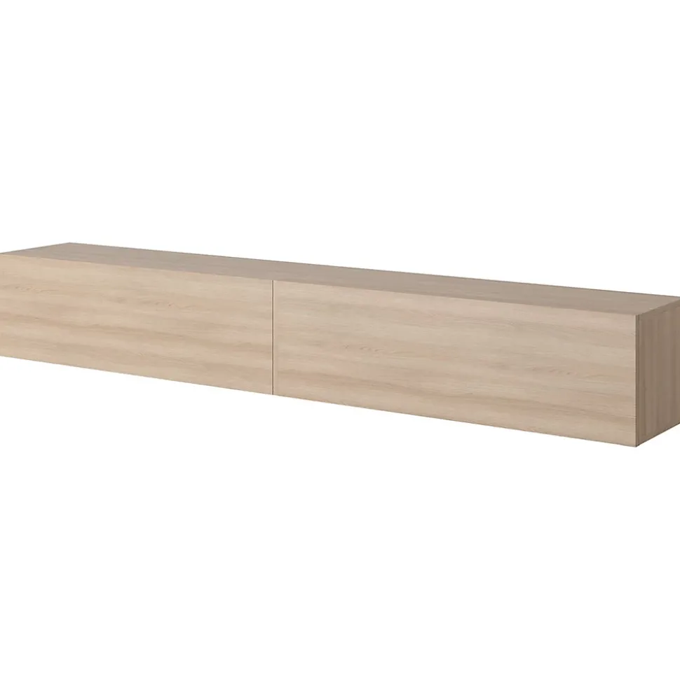 Meuble TV 200 cm chêne Linberg Bisira