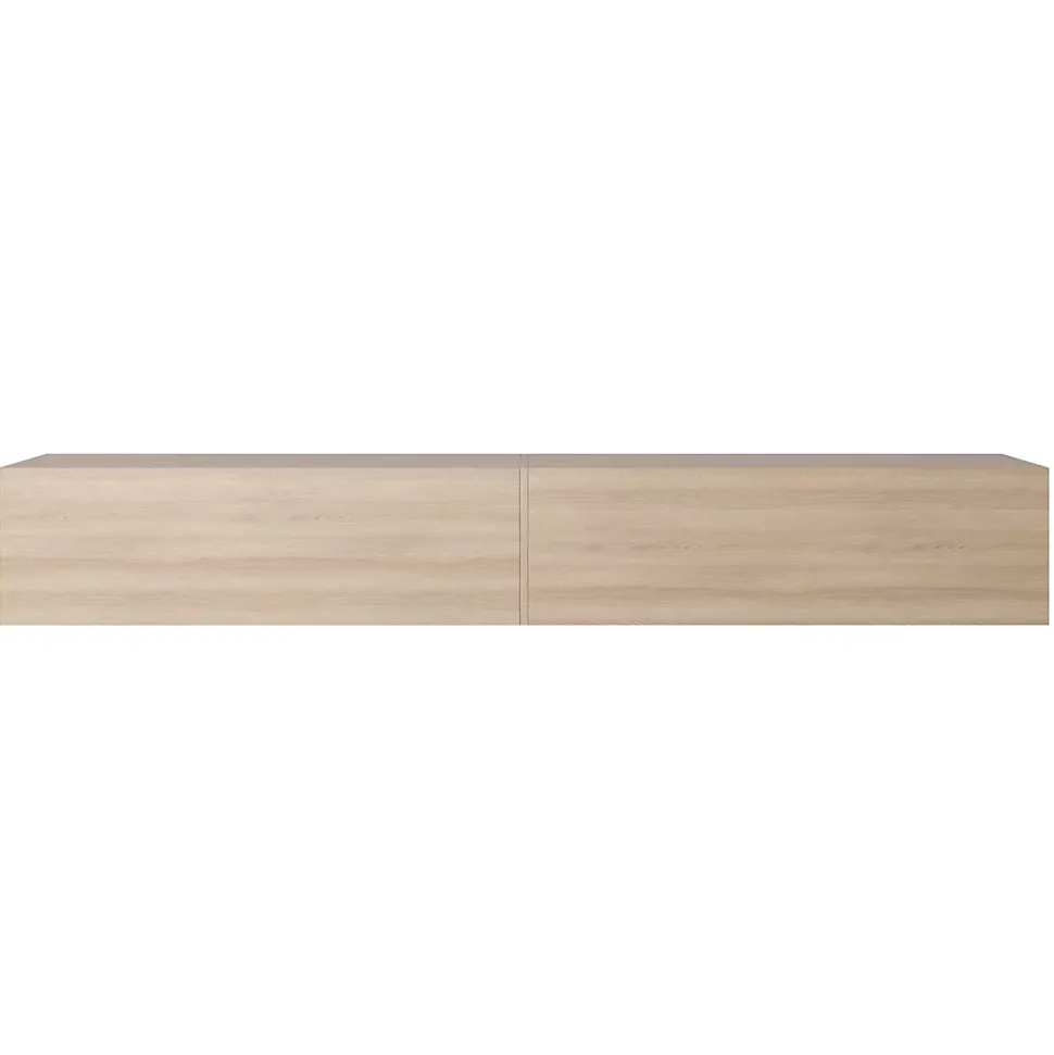 Meuble TV 200 cm chêne Linberg Bisira
