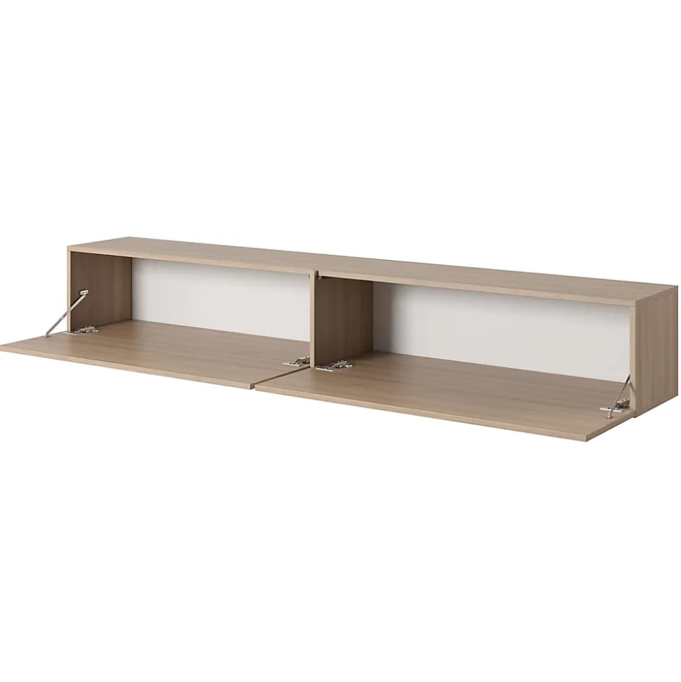 Meuble TV 200 cm chêne Linberg Bisira