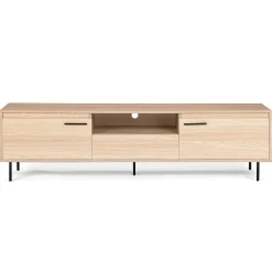 Meuble TV 180 cm SEATTLE avec rangements design industriel