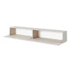 Meuble TV 200 cm taupe (gris-beige) BISIRA
