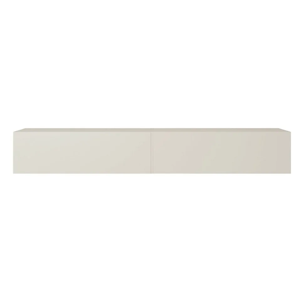 Meuble TV 200 cm taupe (gris-beige) BISIRA
