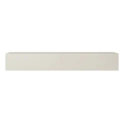 Meuble TV 200 cm taupe (gris-beige) BISIRA