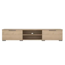 Meuble TV 2 tiroirs et 2 niches L173 cm - BILLIE