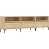 Meuble TV chêne sonoma 150x30x44,5 cm bois d ingénierie