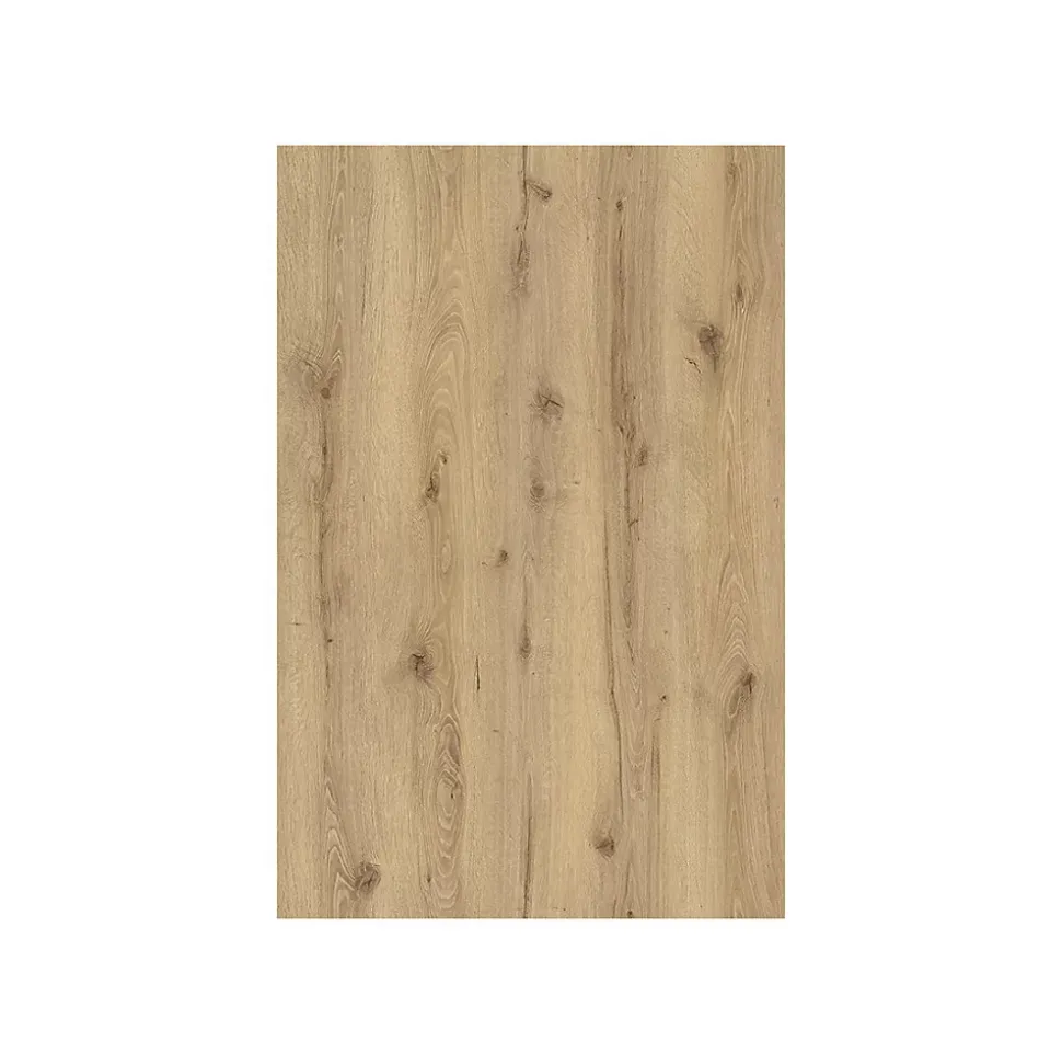Meuble TV 200cm collection VILLA. Couleur chene et noir mat. LED intégrée