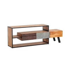 Meuble TV en bois d'acacia Ernest