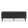 Meuble TV Lluvia 3 portes couleur noir