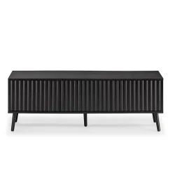 Meuble TV Lluvia 3 portes couleur noir