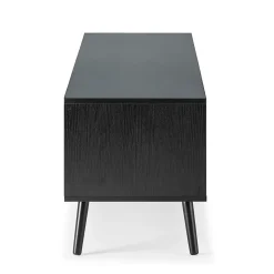 Meuble TV Lluvia 3 portes couleur noir