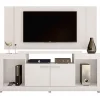 Meuble TV Mural 55 Pouces Blanc - Caemmum - Meubles d appoint - SEJOUR