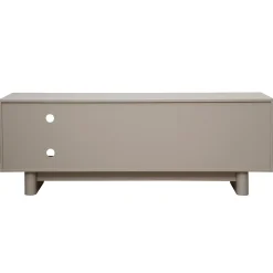 Meuble TV rectangulaire 2 portes L160 cm beige Oviala