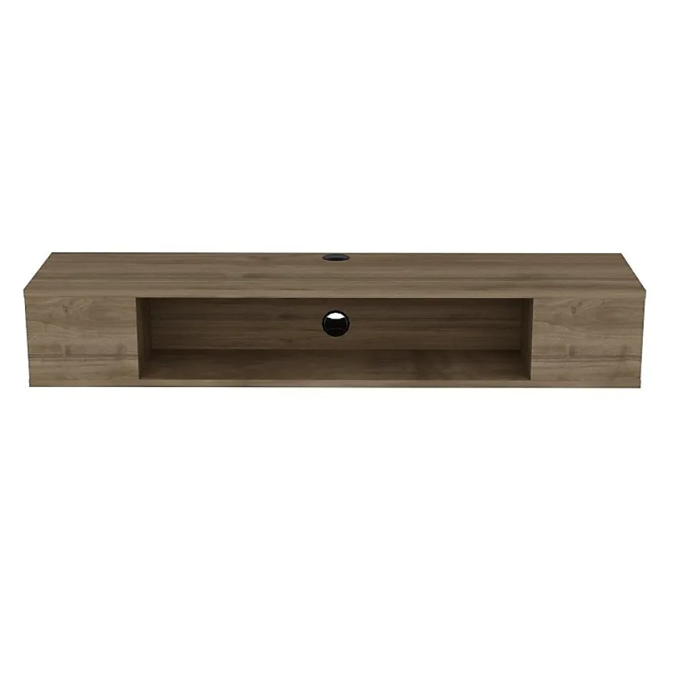 Meuble TV suspendu PETI noyer 135 cm