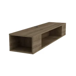 Meuble TV suspendu PETI noyer 135 cm