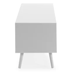 Meuble Tv Telmo 4 portes couleur Blanc 160 cm