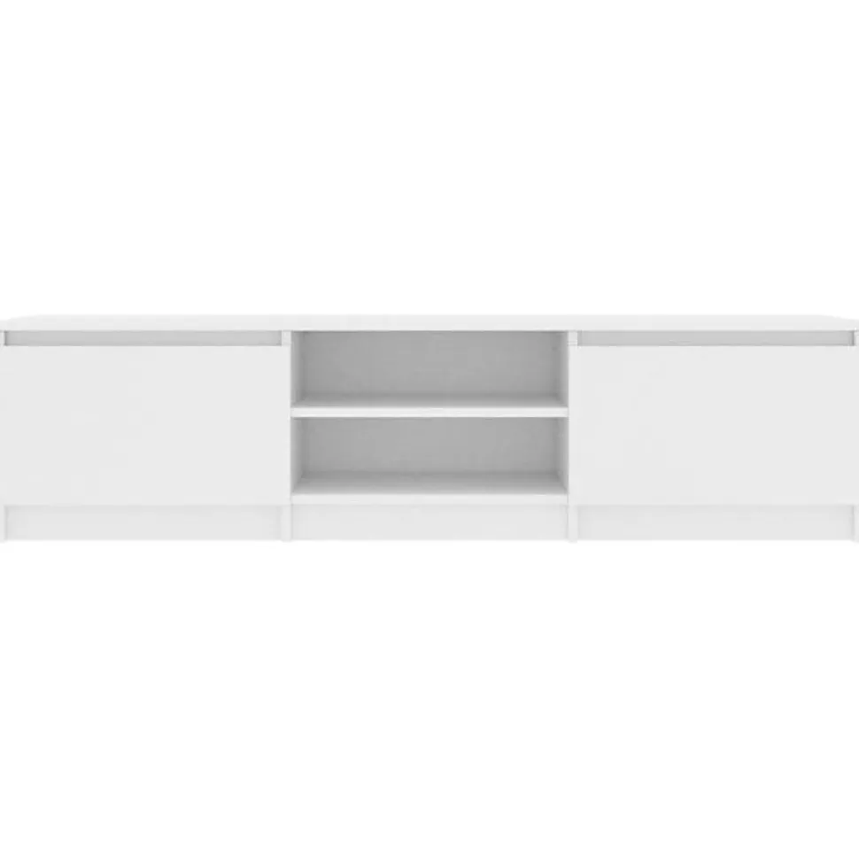 Meuble TV vidaXL 140x40x35,5 cm blanc bois d ingénierie