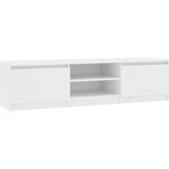 Meuble TV vidaXL 140x40x35,5 cm blanc bois d ingénierie