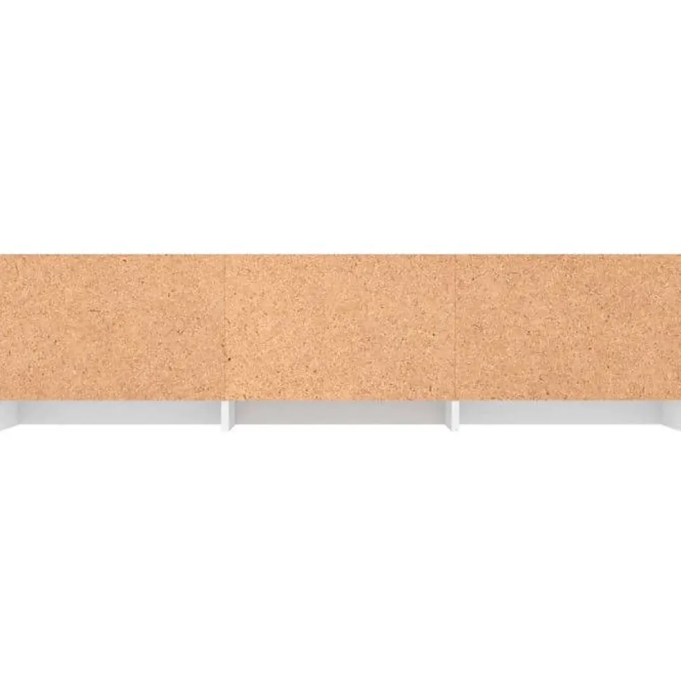 Meuble TV vidaXL 140x40x35,5 cm blanc bois d ingénierie