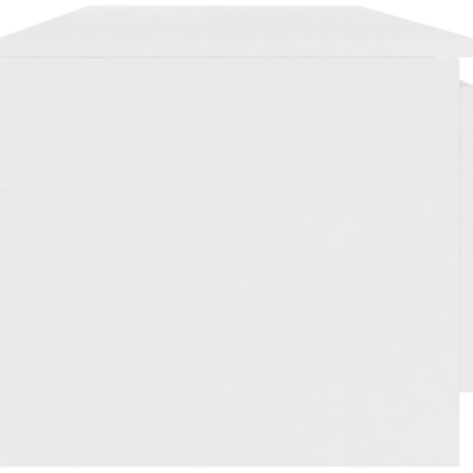 Meuble TV vidaXL 140x40x35,5 cm blanc bois d ingénierie