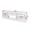 Meuble TV 200x57x35 Cm Noir Brillant Grange Avec Cheminée Chauffante Intégrée Meuble Hi-fi À Poser