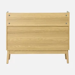 Meuble vinyle vintage décor bois. Dune. L 100 x l 48 x H 81.5cm