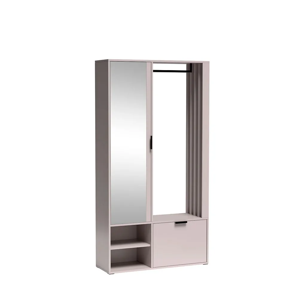Minio go for it, Ensemble vestiaire MILO UNI 100 cm, avec miroir, Cashmere