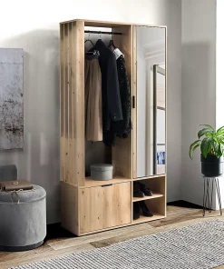 Minio go for it, Ensemble vestiaire MILO 100 cm, Chêne Artisan