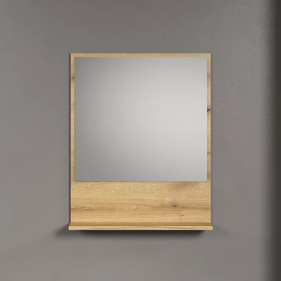 Miroir mural avec 1 tablette L60 cm - PUREBLISS