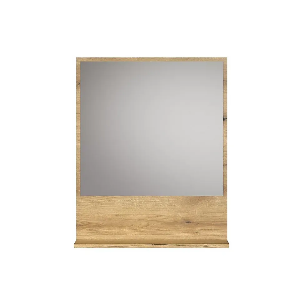 Miroir mural avec 1 tablette L60 cm - PUREBLISS