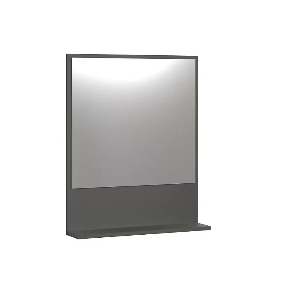 Miroir mural avec 1 tablette L60 cm - PUREBLISS