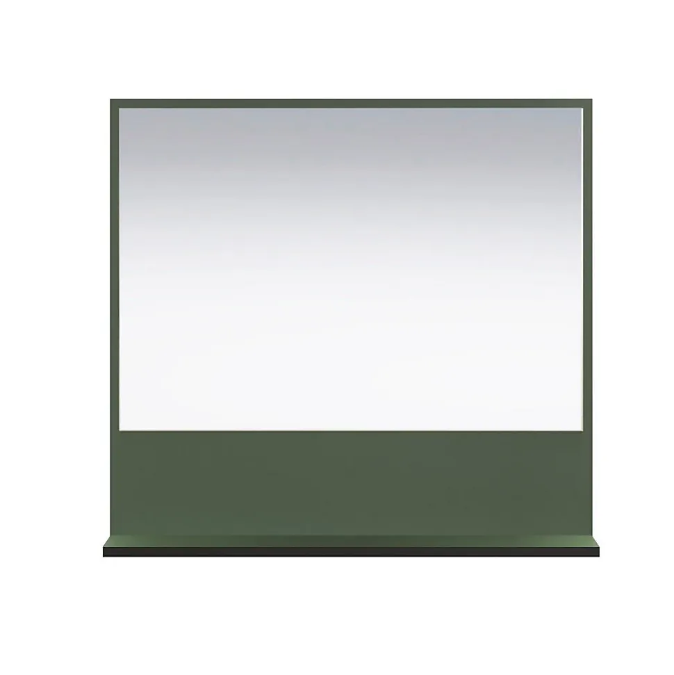 Miroir mural avec 1 tablette L80 cm - PUREBLISS