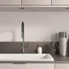 Mitigeur de cuisine chromé et noir avec douchette Kramer Groupe Swan