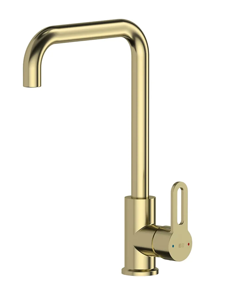 Mitigeur de cuisine doré Essebagno Baltic
