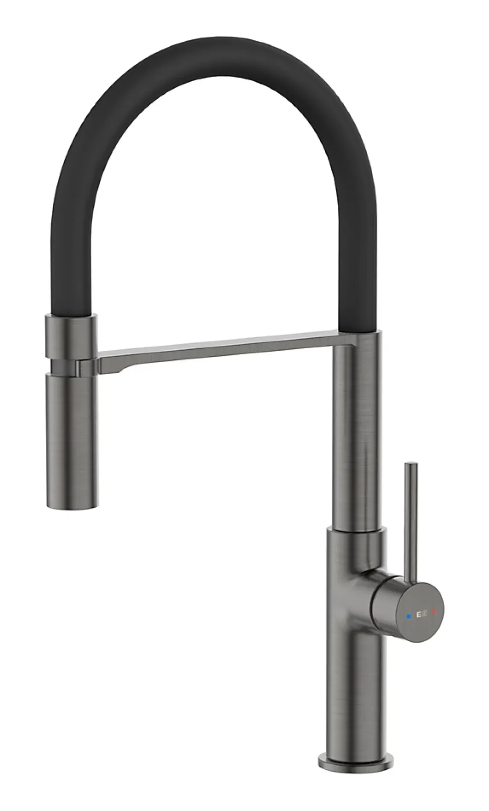 Mitigeur de cuisine gun métal avec douchette EsseBagno Magnet